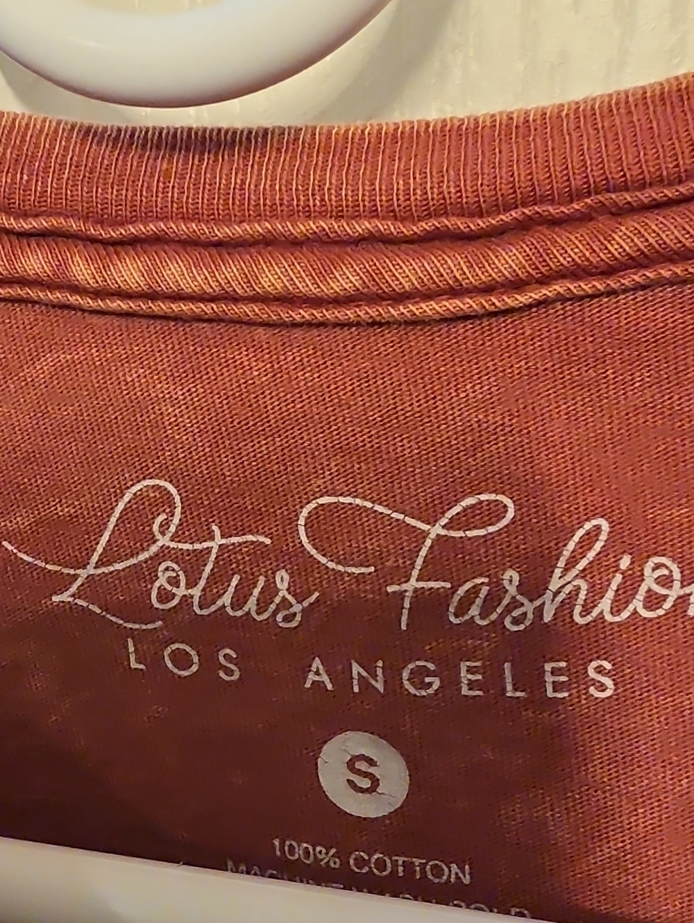 Lotus Fashion Womens Rust Sun Graphic Tee - Picture 2 of 5